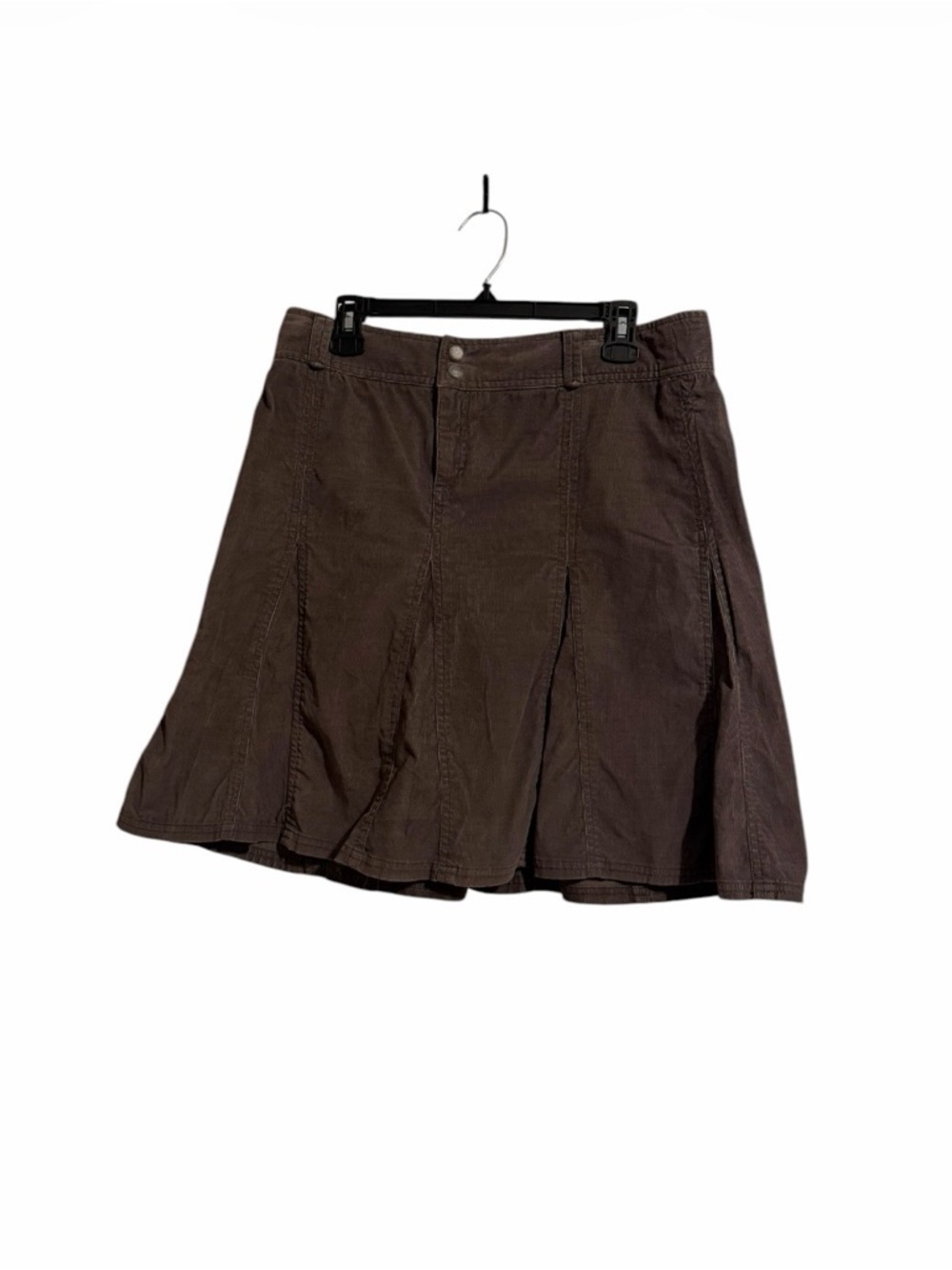 Athleta Brown Asymmetrical A-Line Skirt